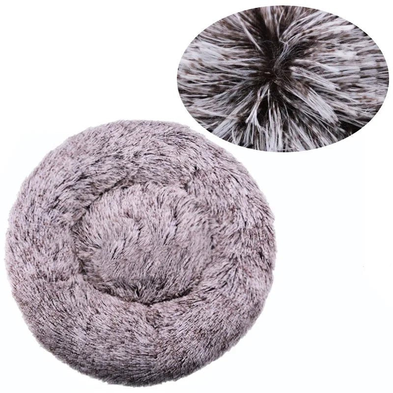 Lit rond pour animaux de compagnie, doux et chaud, tailles 40-90cm, idéal pour chien et chat - EcomStart
