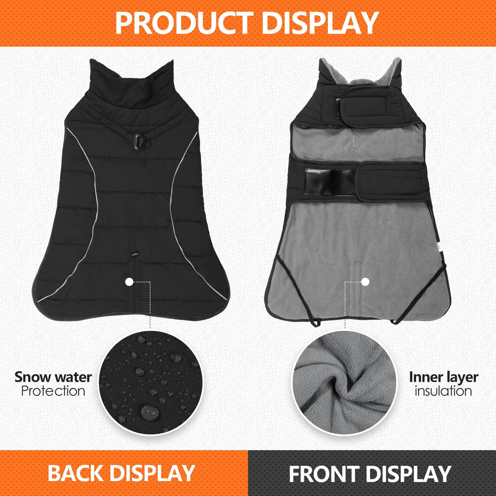 Manteau pour chien imperméable, chaud et réfléchissant - EcomStart