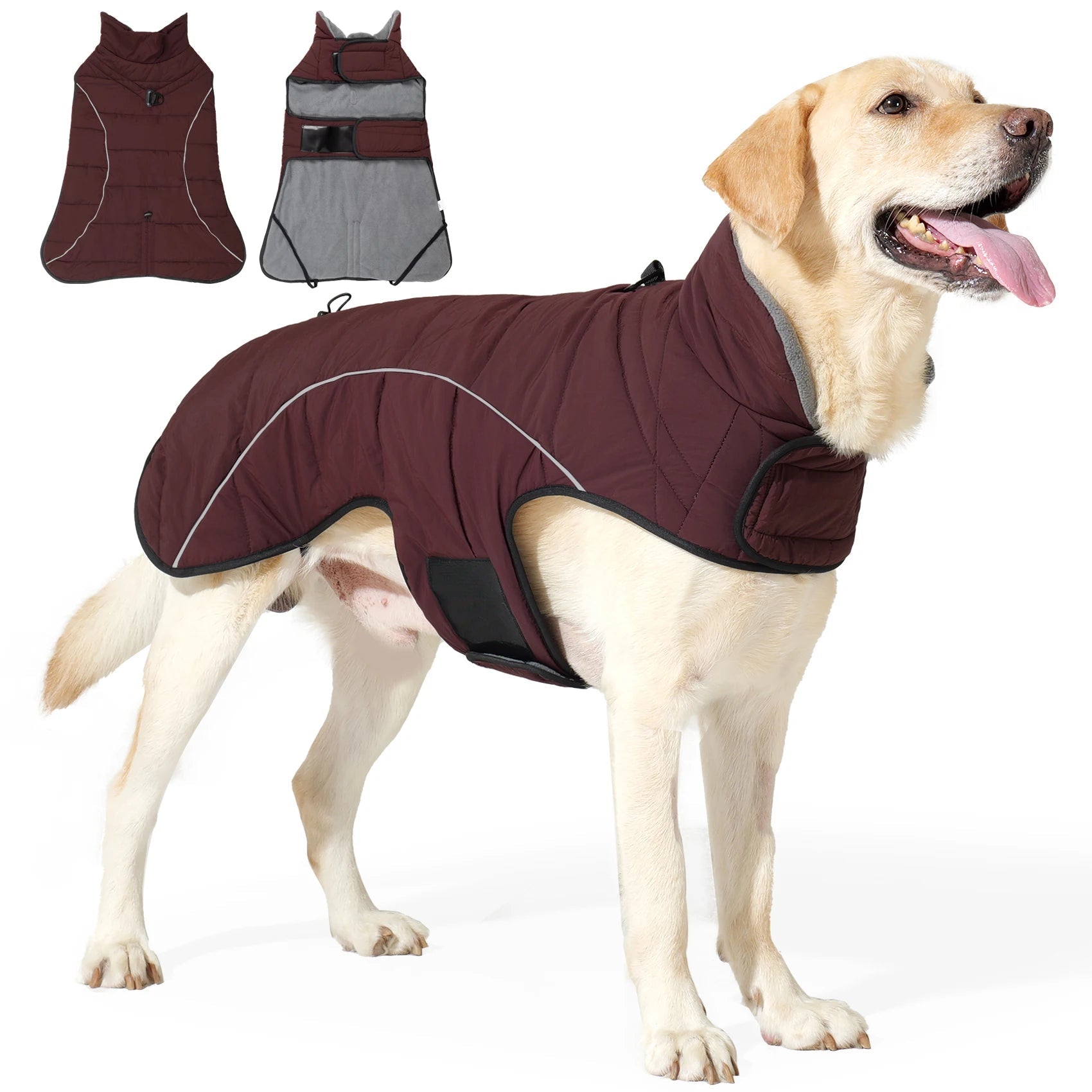 Manteau pour chien imperméable, chaud et réfléchissant - EcomStart