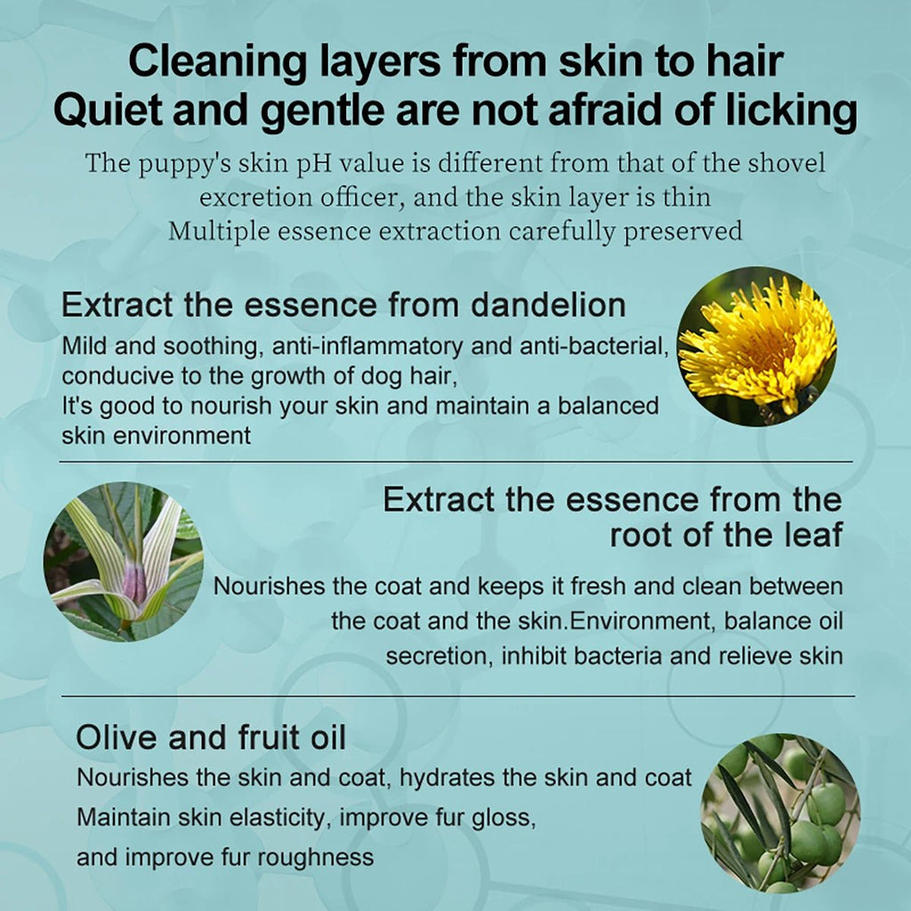 Shampooing nourrissant pour chien - Brillance et douceur assurées! - EcomStart