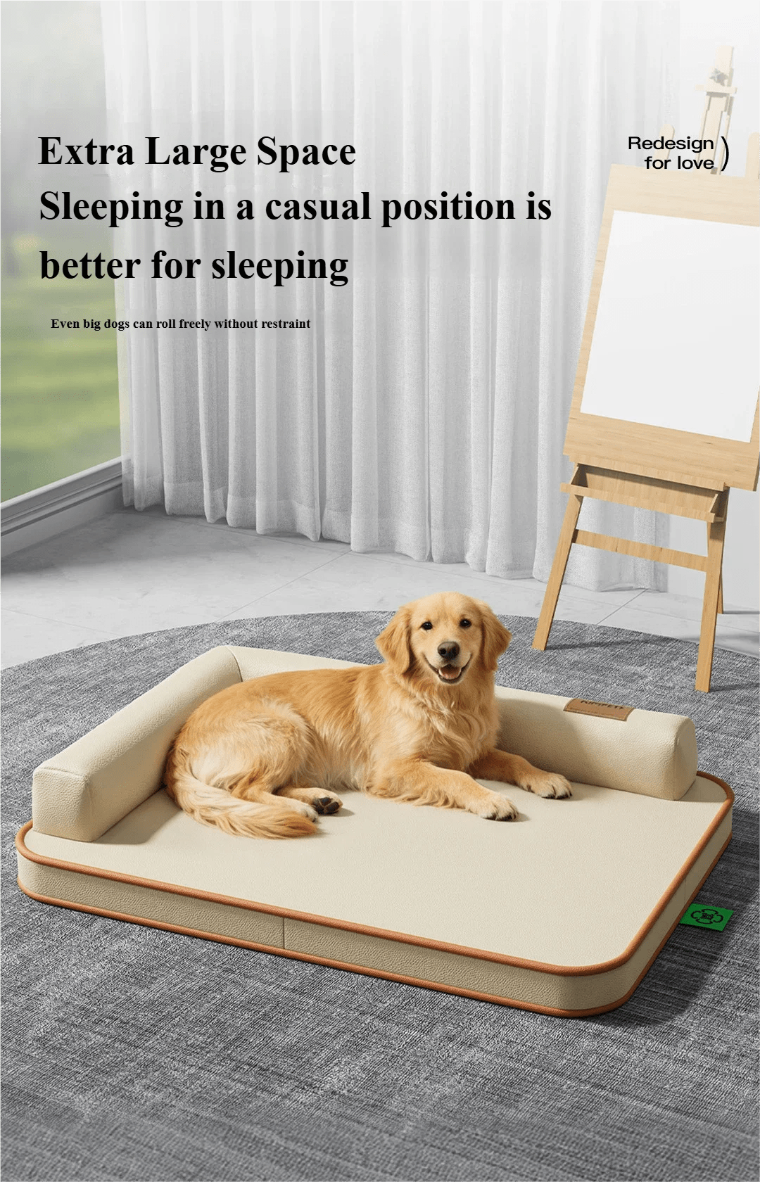 Tapis imperméable pour chien toutes saisons, résistant déchirure, lavable - Taille moyenne à grande - EcomStart